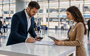Business car rental and corporate fleet options